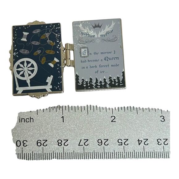 Owl Crate Naomi Novak Spinning Silver Collectible Book Pin Series Number Seven - Picture 5 of 6